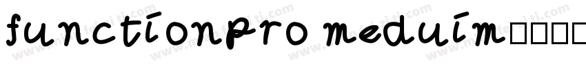 functionpro meduim字体转换